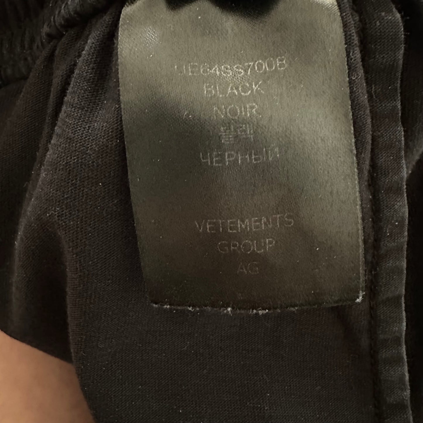 Vetements Cotton Logo Shorts