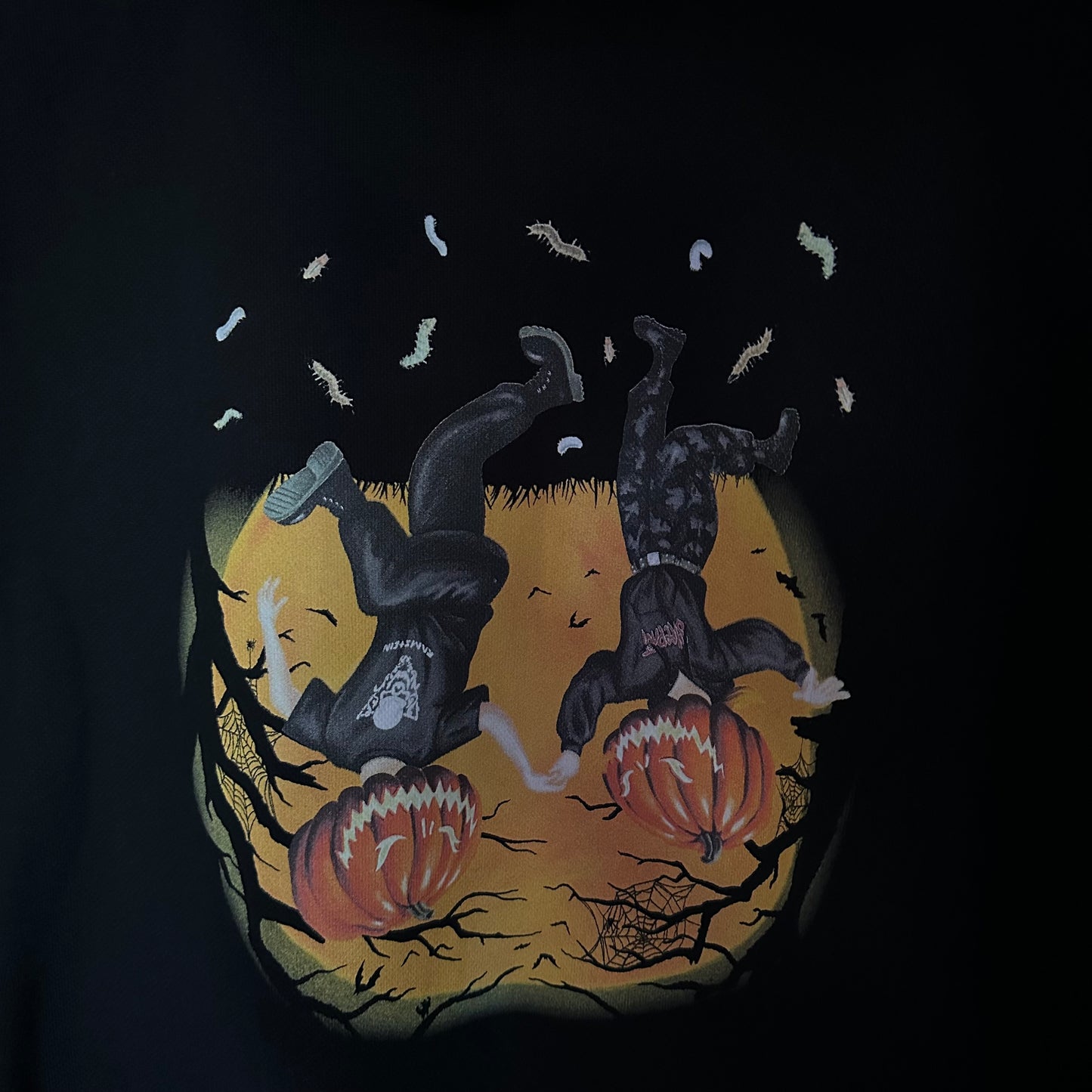 Vetements Runway Hocus Pocus Upside Down Zip Up Hoodie AW19