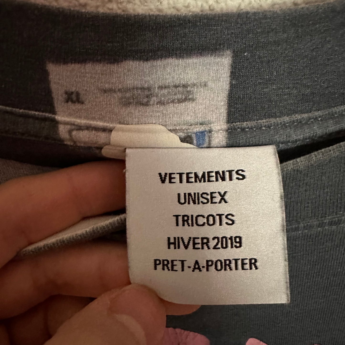 Vetements 98% Naughty 2% Angel Trompe L’oeil Longsleeve Tee AW18