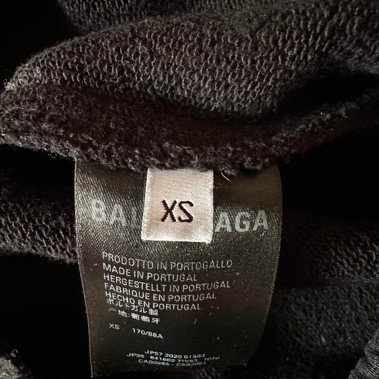 Balenciaga Political Campaign Black Wide Sweatpants