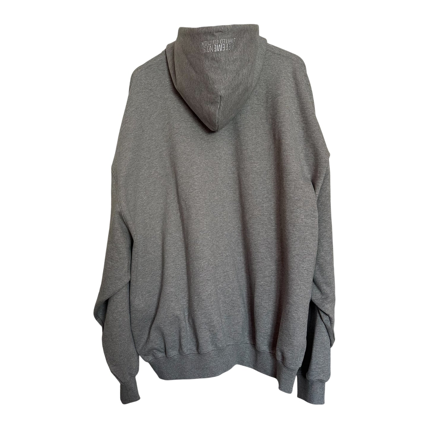 Vetements Sticker Note Zip Up Hoodie