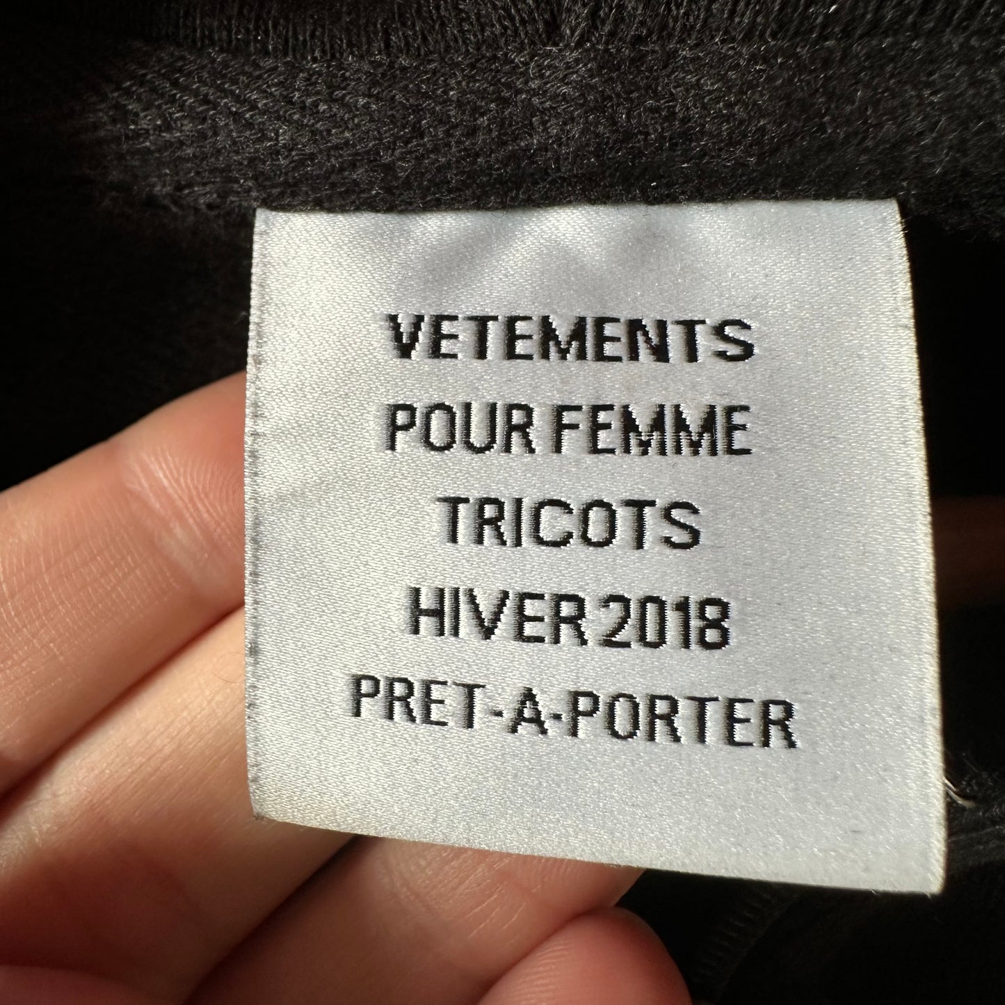 Vetements May The Bridges I Burn Light The Way Antwerpen Zip Up Hoodie AW17