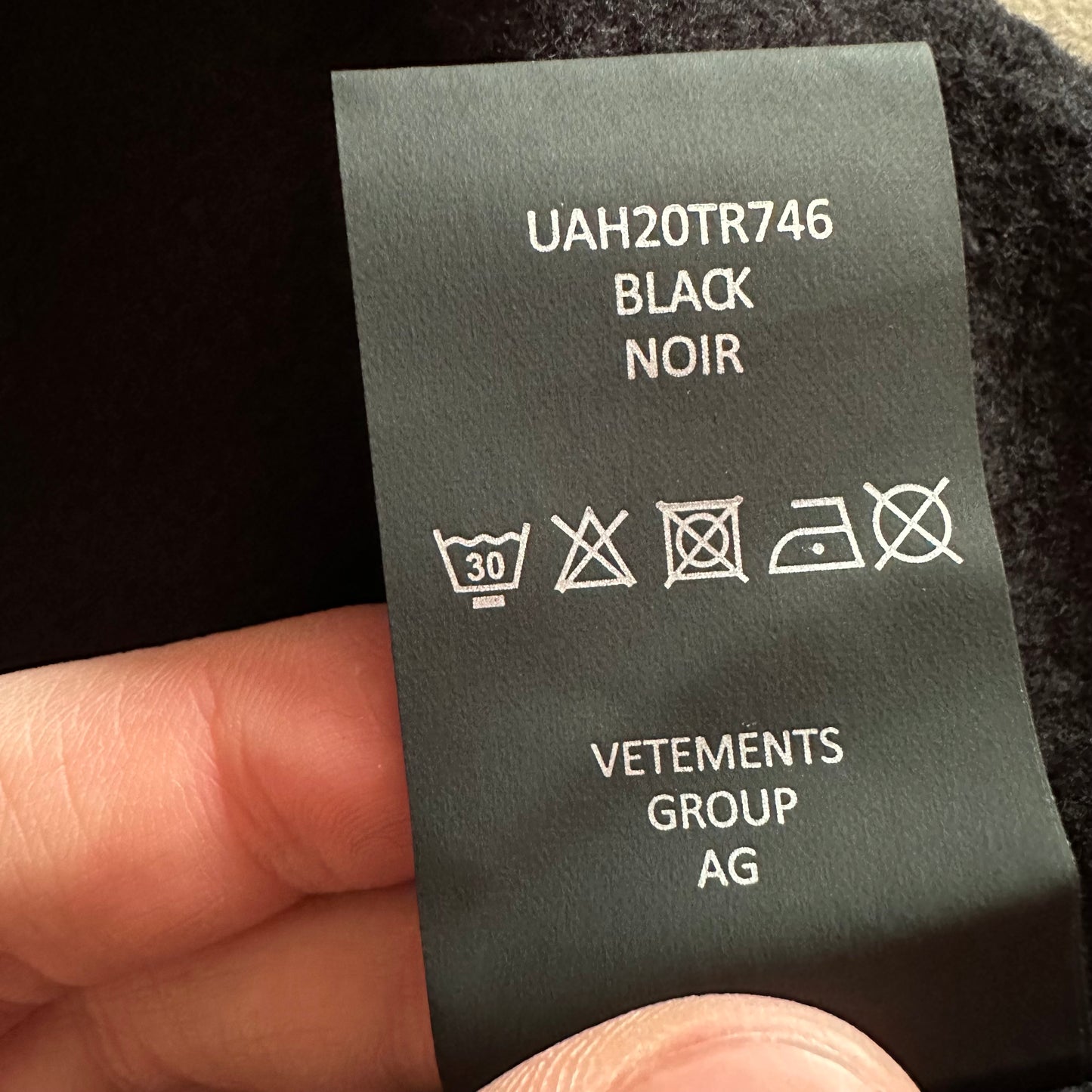 Vetements Interpol Hoodie AW19