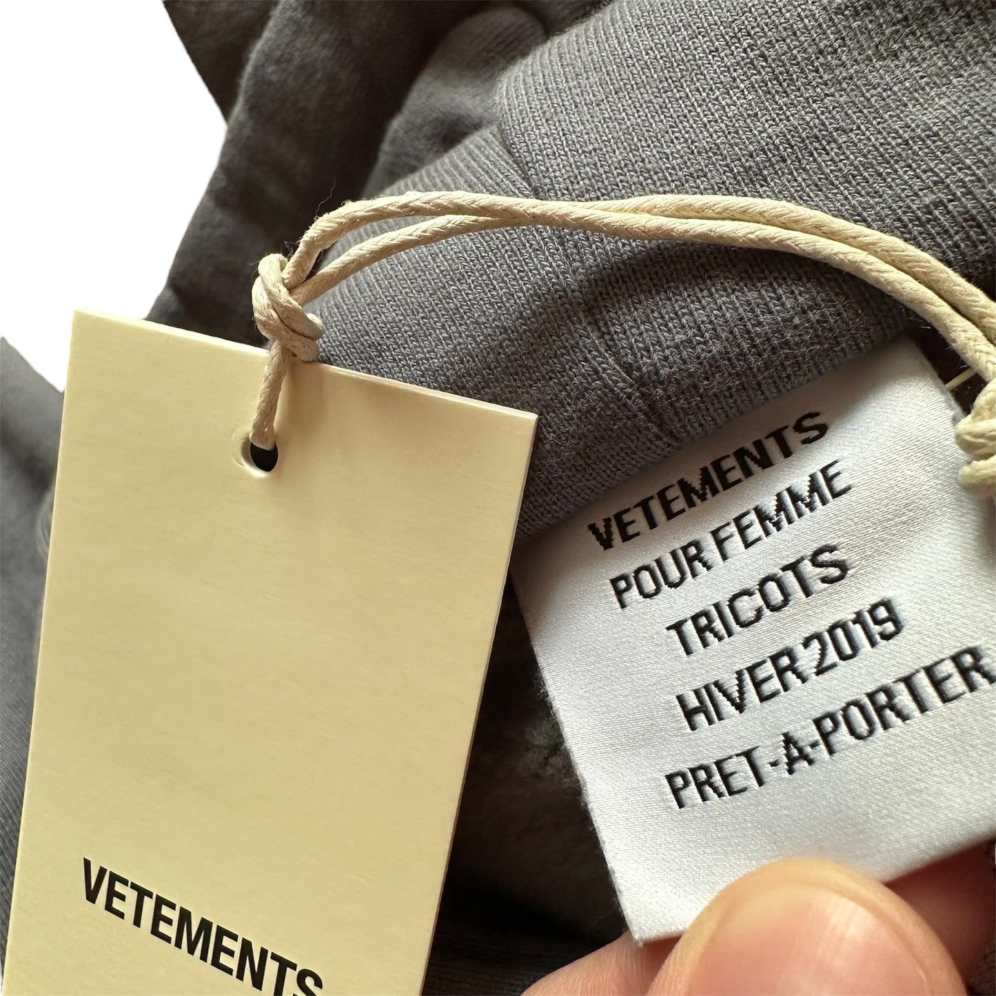 Vetements I Love Sluts hoodie AW18