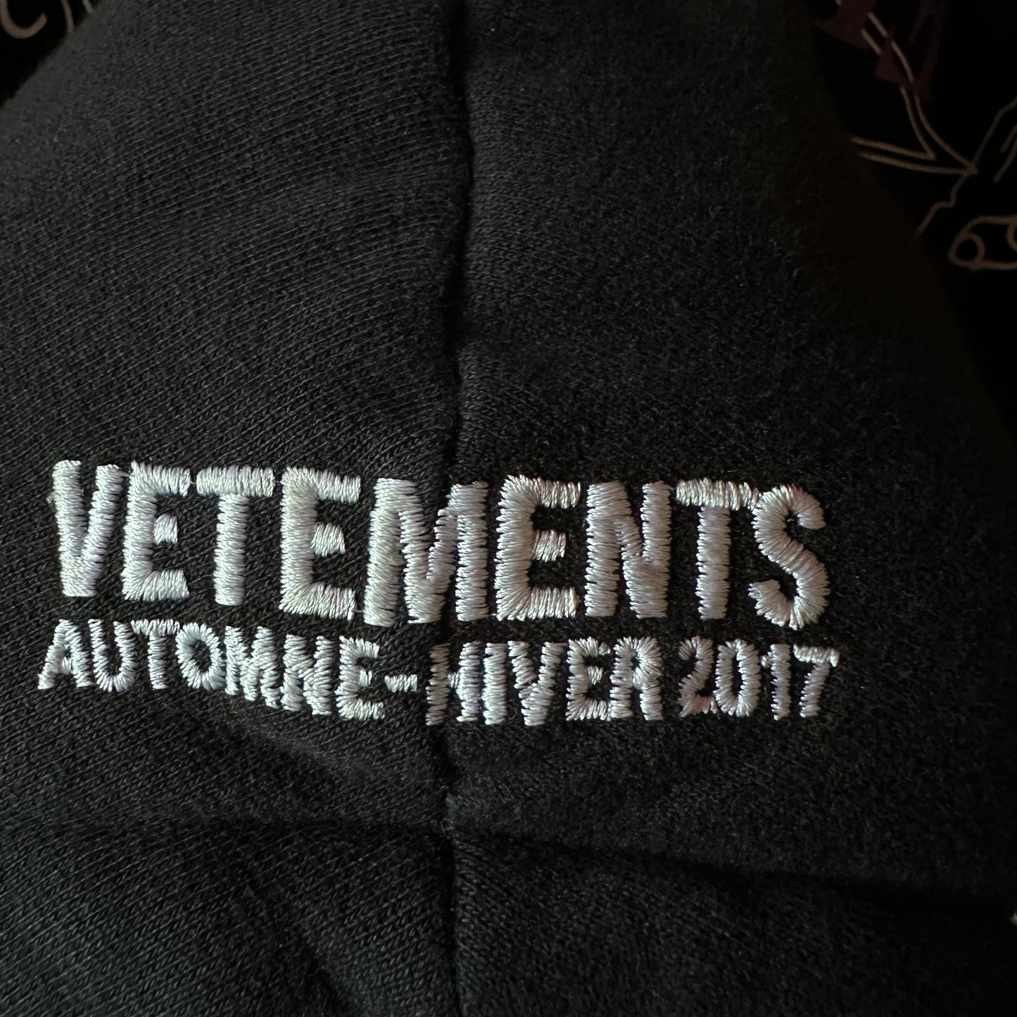 Vetements Total Fucking Darkness Eleven Inch Gun Club Reversible Hoodie AW16