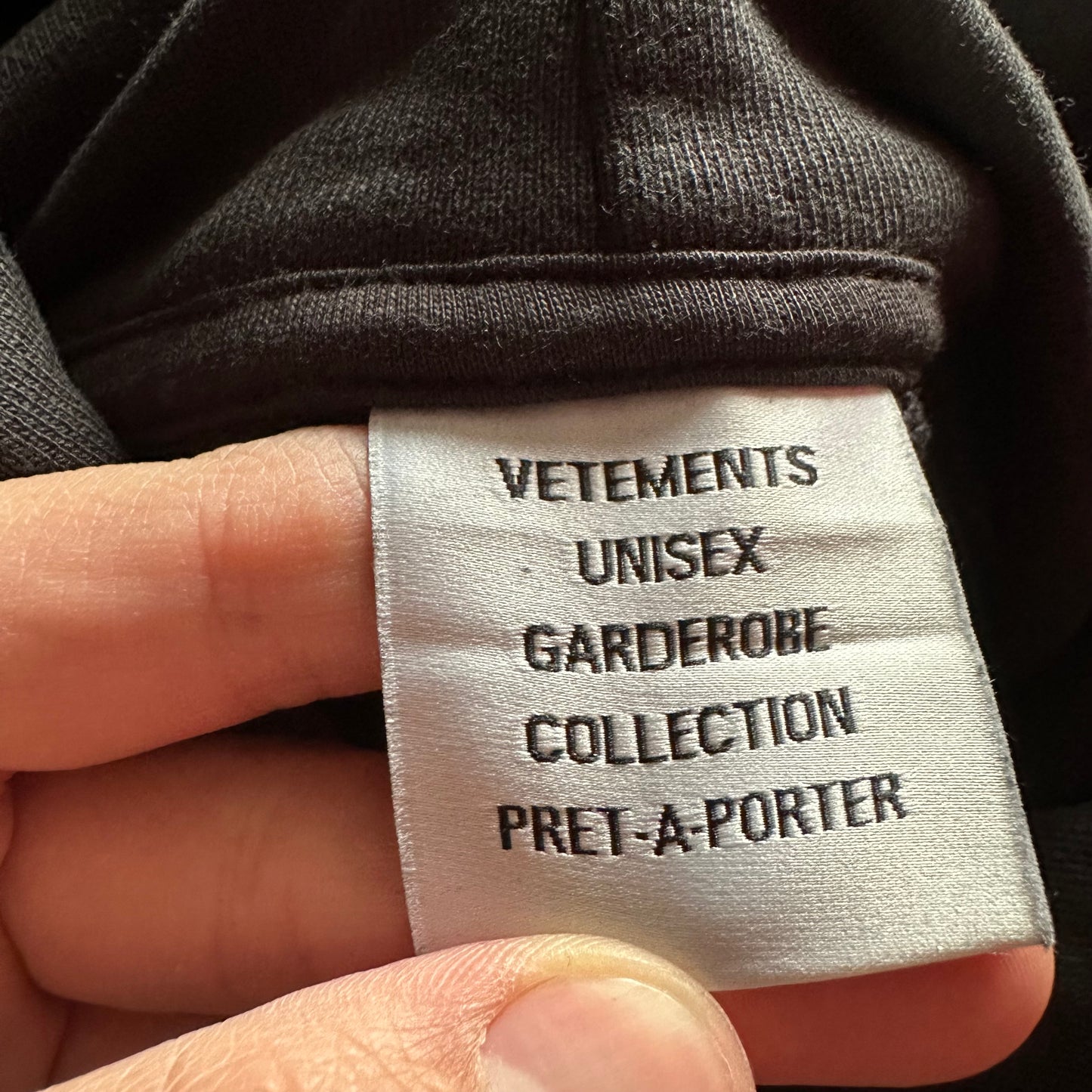 Vetements J’Adore Hardcore Hoodie