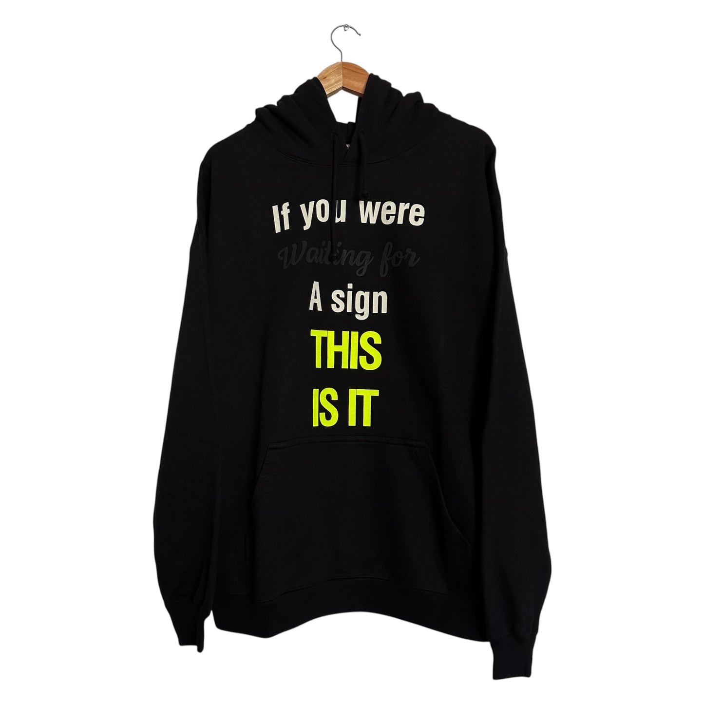 Vetements Waiting For A Sign Free Hugs Hoodie
