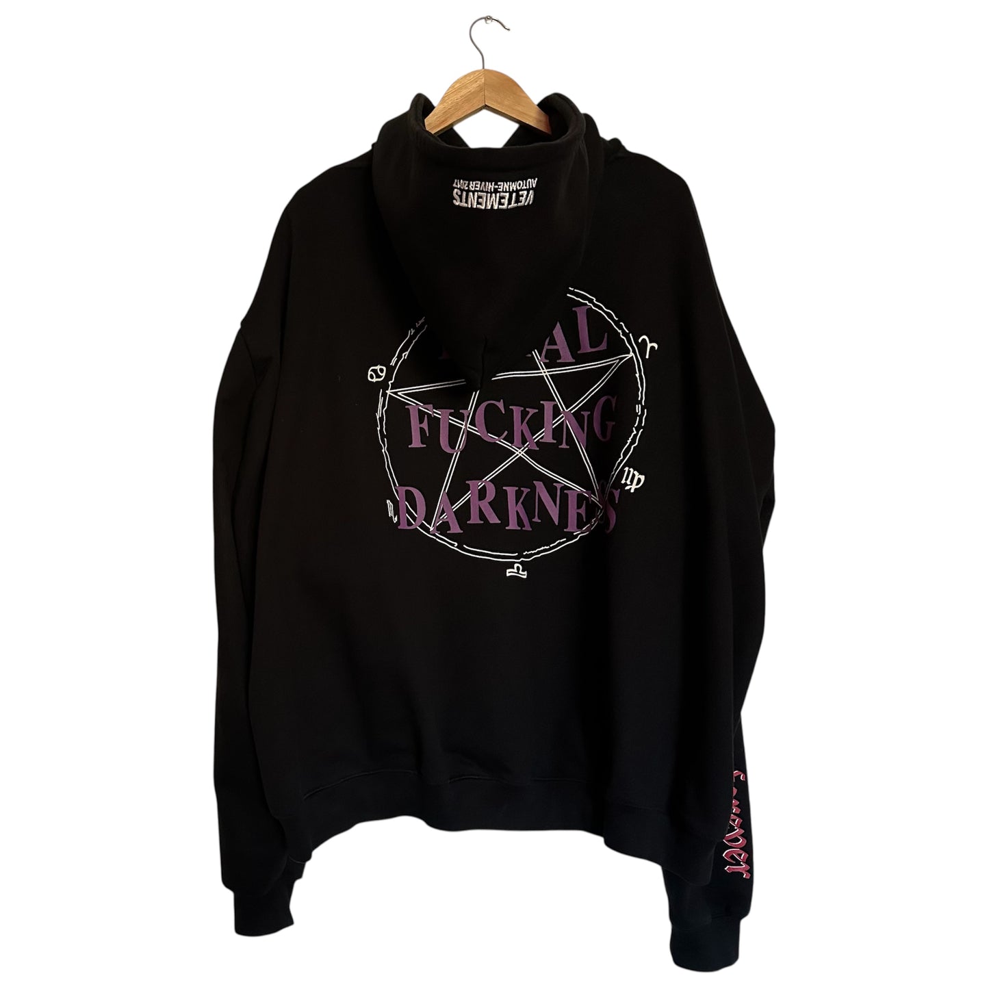 Vetements Total Fucking Darkness Hoodie AW16