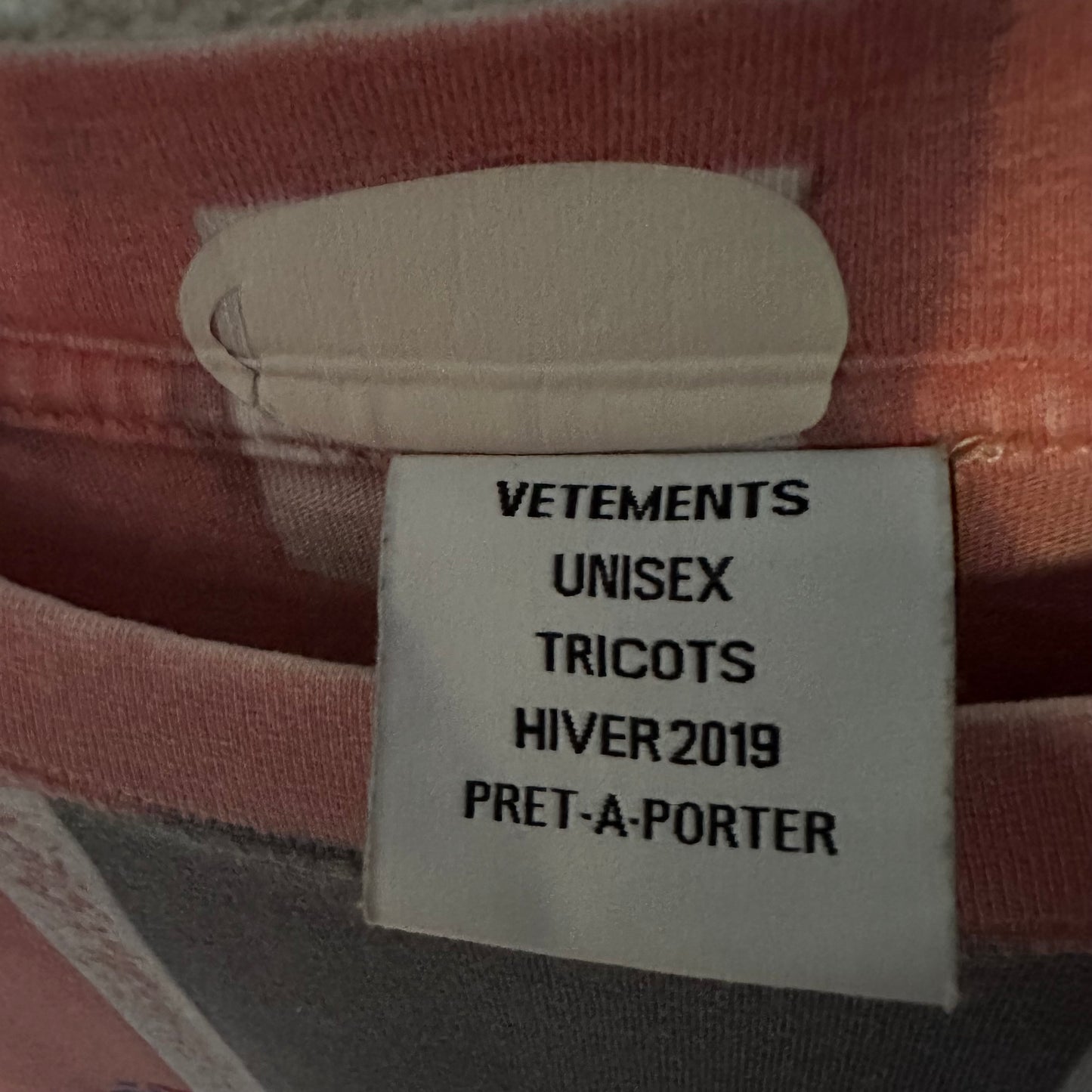 Vetements PSG Vampire Trompe L’oeil Tee AW18
