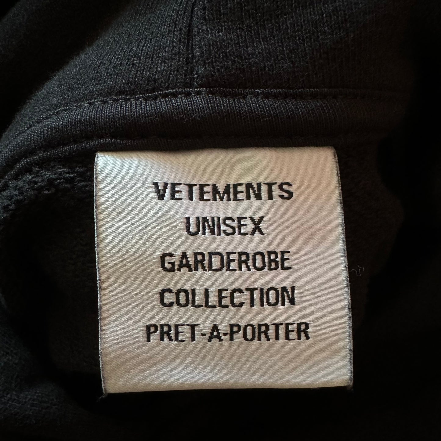 Vetements Waiting For A Sign Free Hugs Hoodie