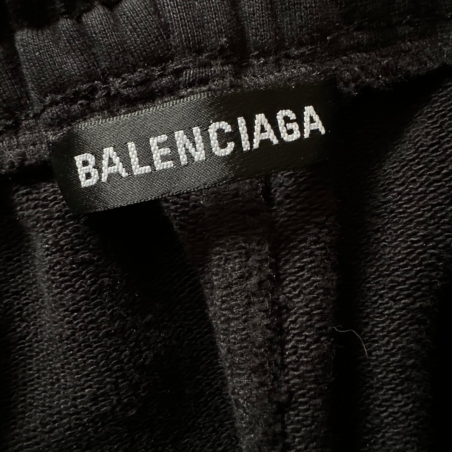 Balenciaga Political Campaign Black Wide Sweatpants