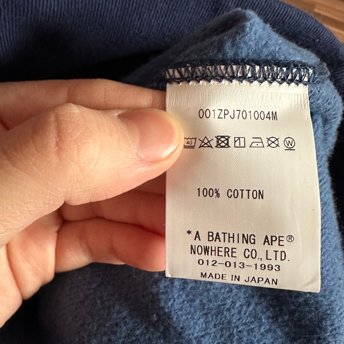 Bape Full Zip Hoodie Blue Camo
