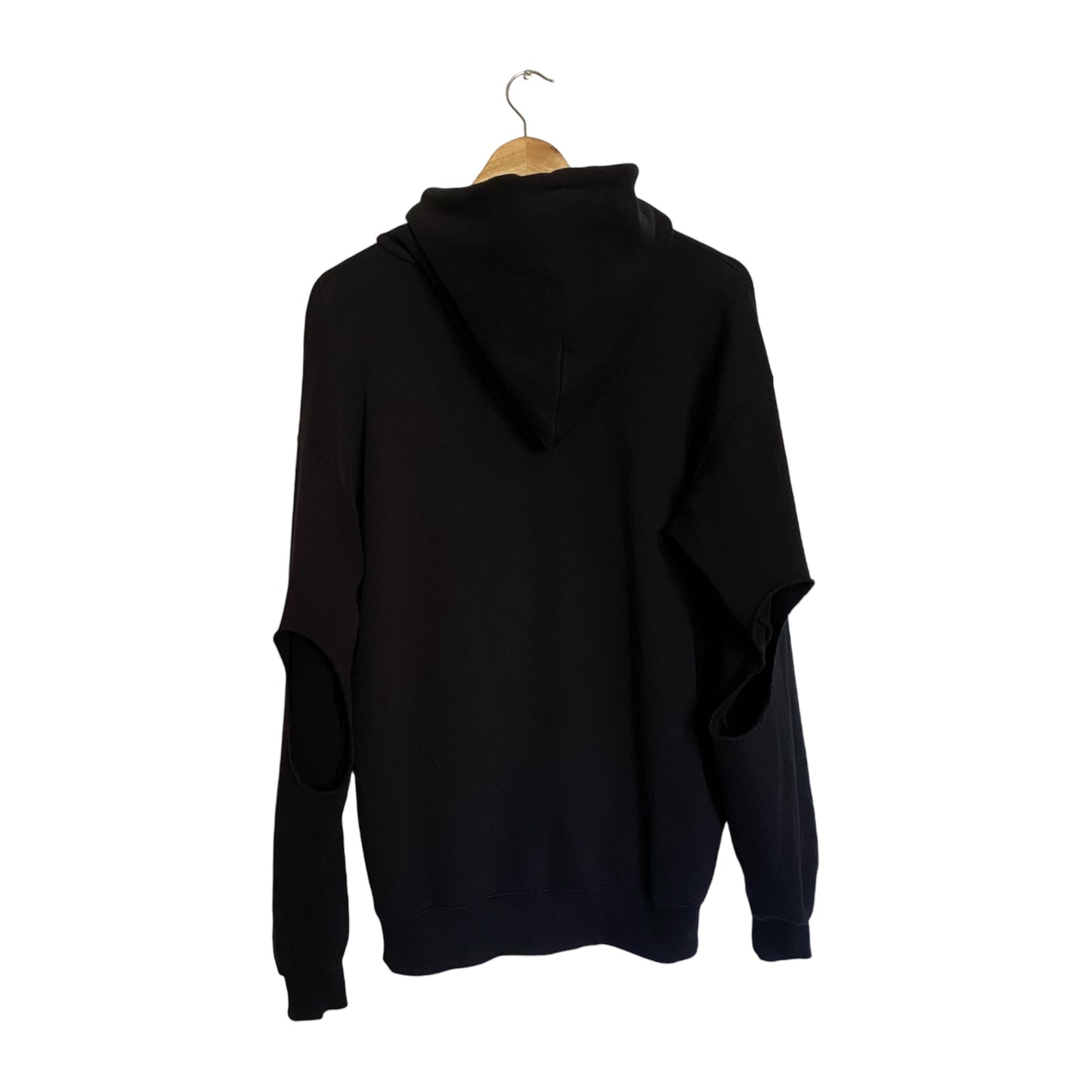 Vetements Bullet Elbow Cut hoodie SS18
