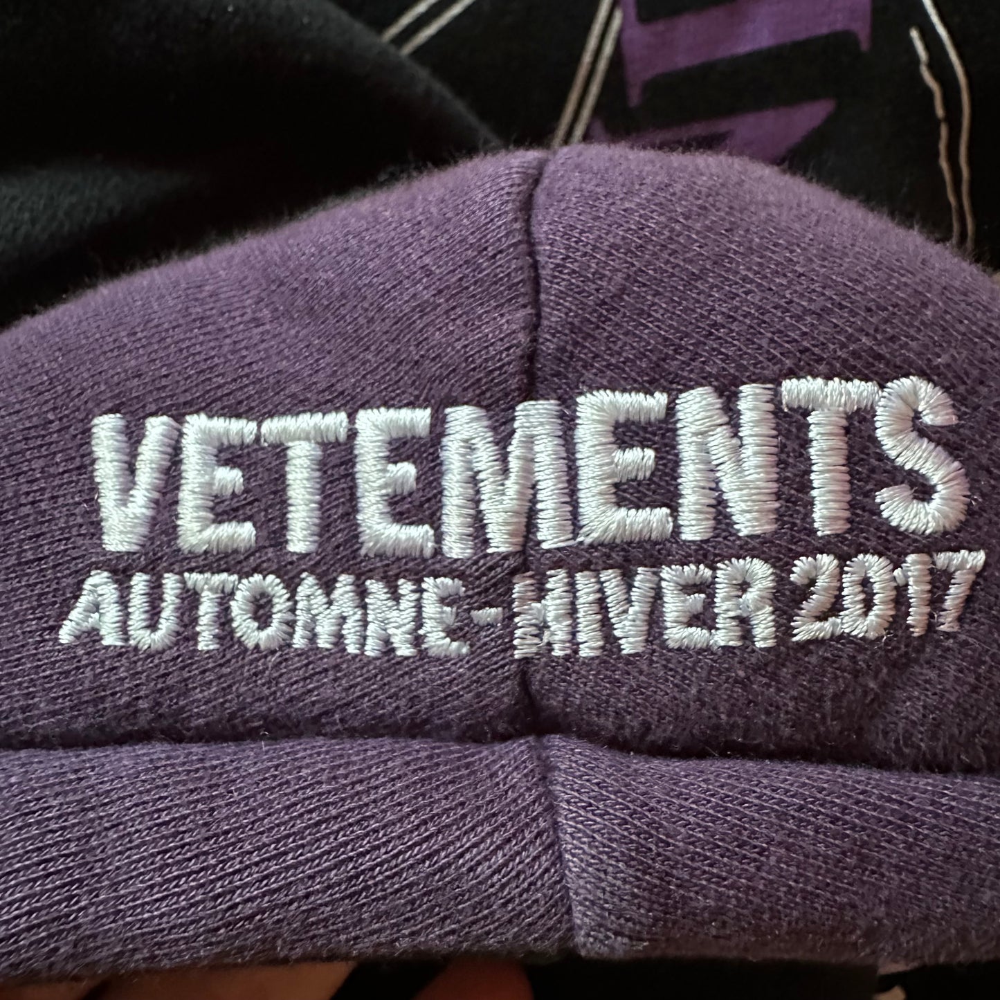 Vetements Total Fucking Darkness Eleven Inch Gun Club Reversible Hoodie AW16