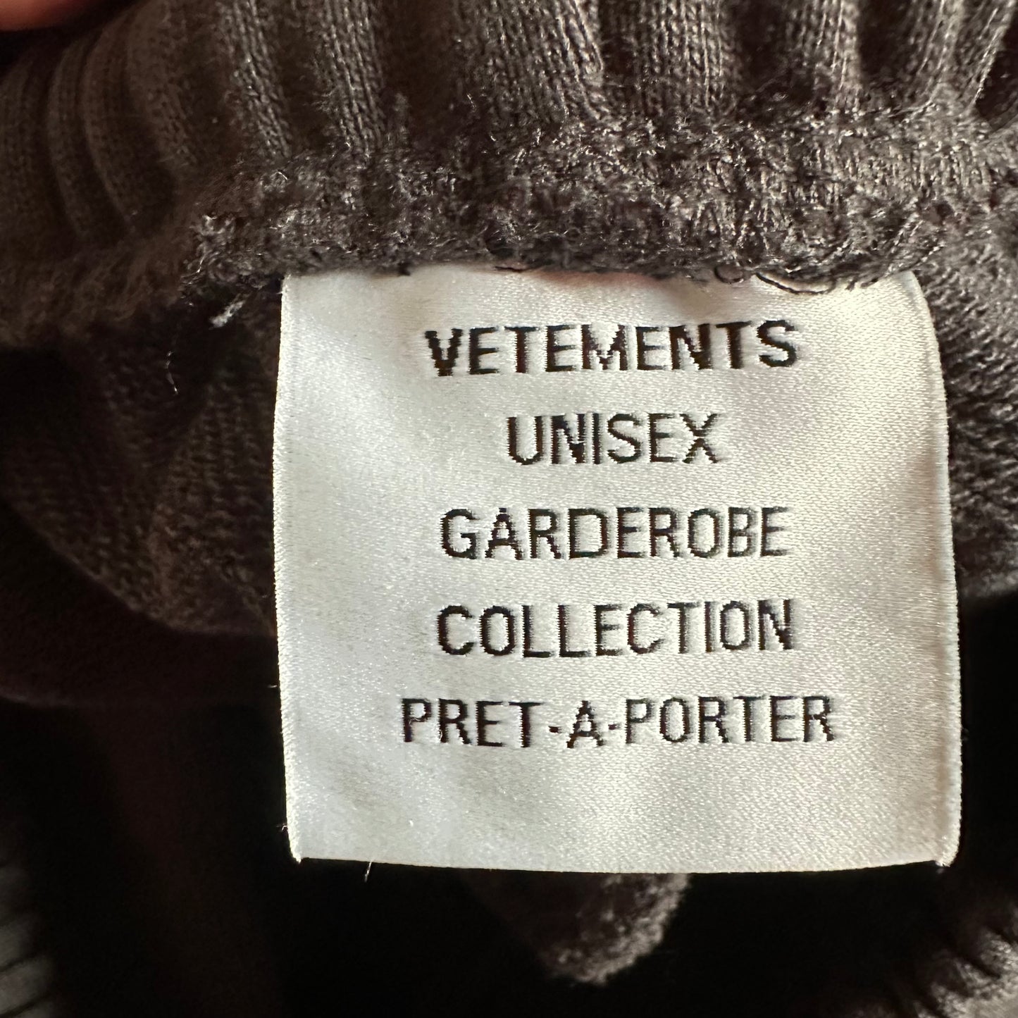 Vetements J'Adore Hardcore Sweatpants