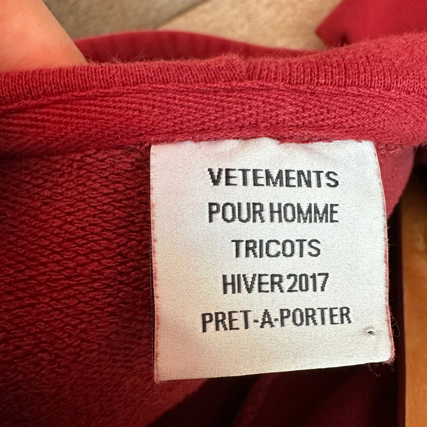 Vetements May The Bridges AW16 hoodie Pour Homme