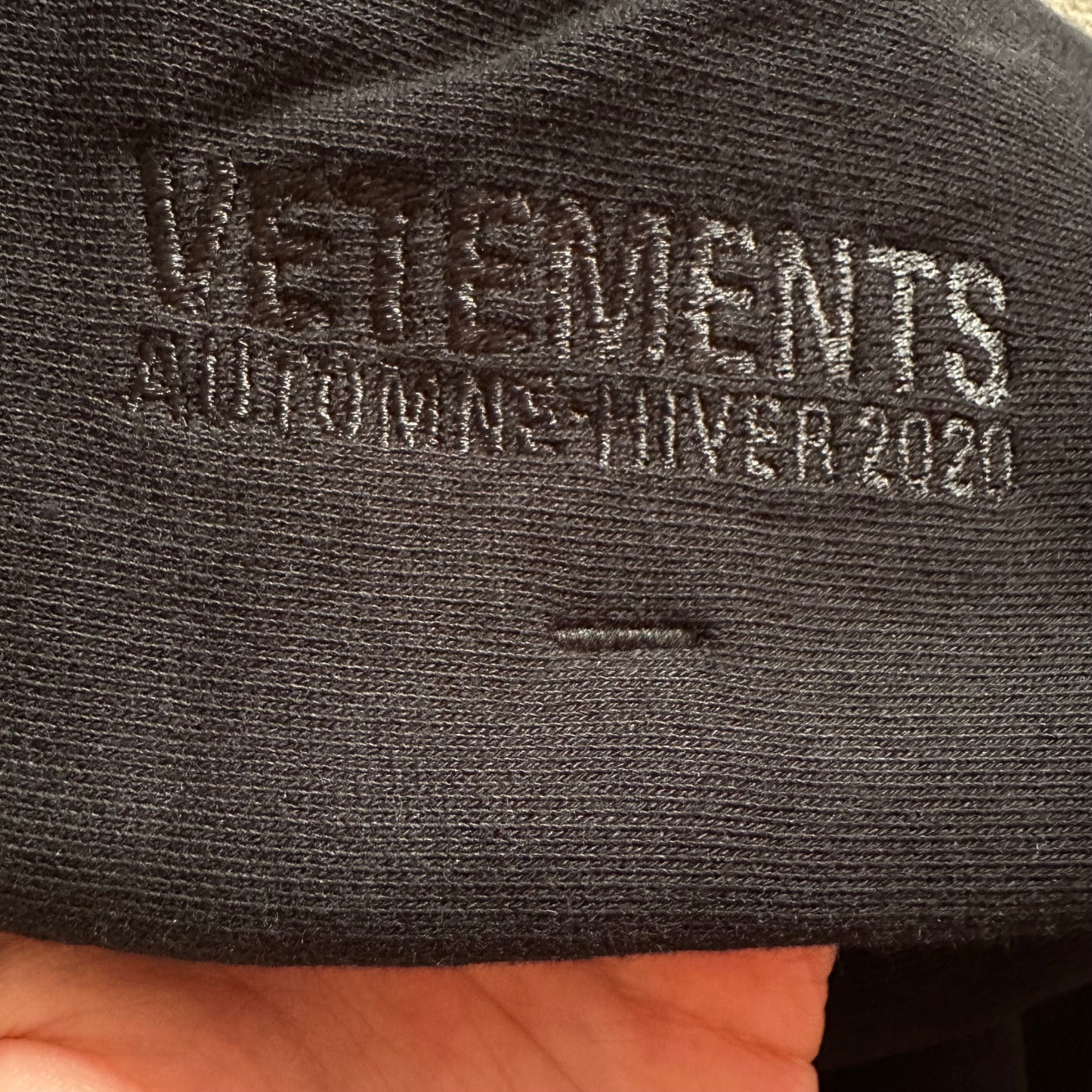 Vetements Interpol Hoodie AW19
