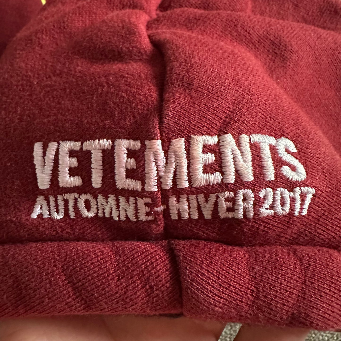 Vetements Total Fucking Darkness Eleven Inch Gun Club Reversible Hoodie AW16