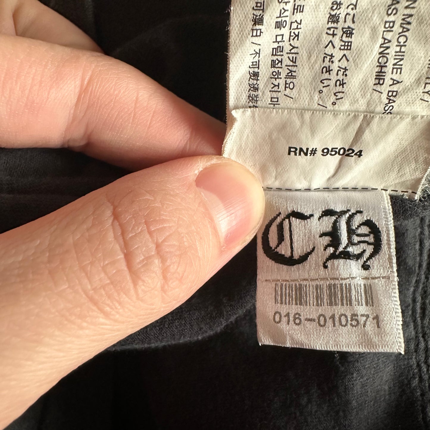 Chrome Hearts Triple Cross Horse Shoe Pocket Tee