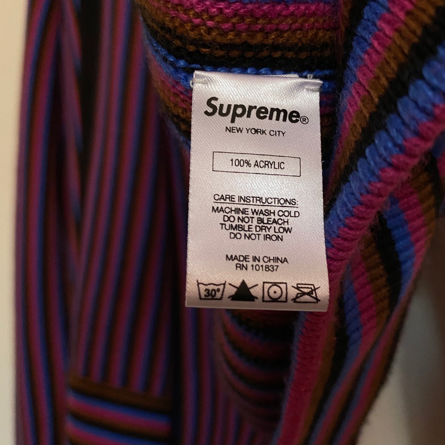 Supreme Micro Stripe Cardigan