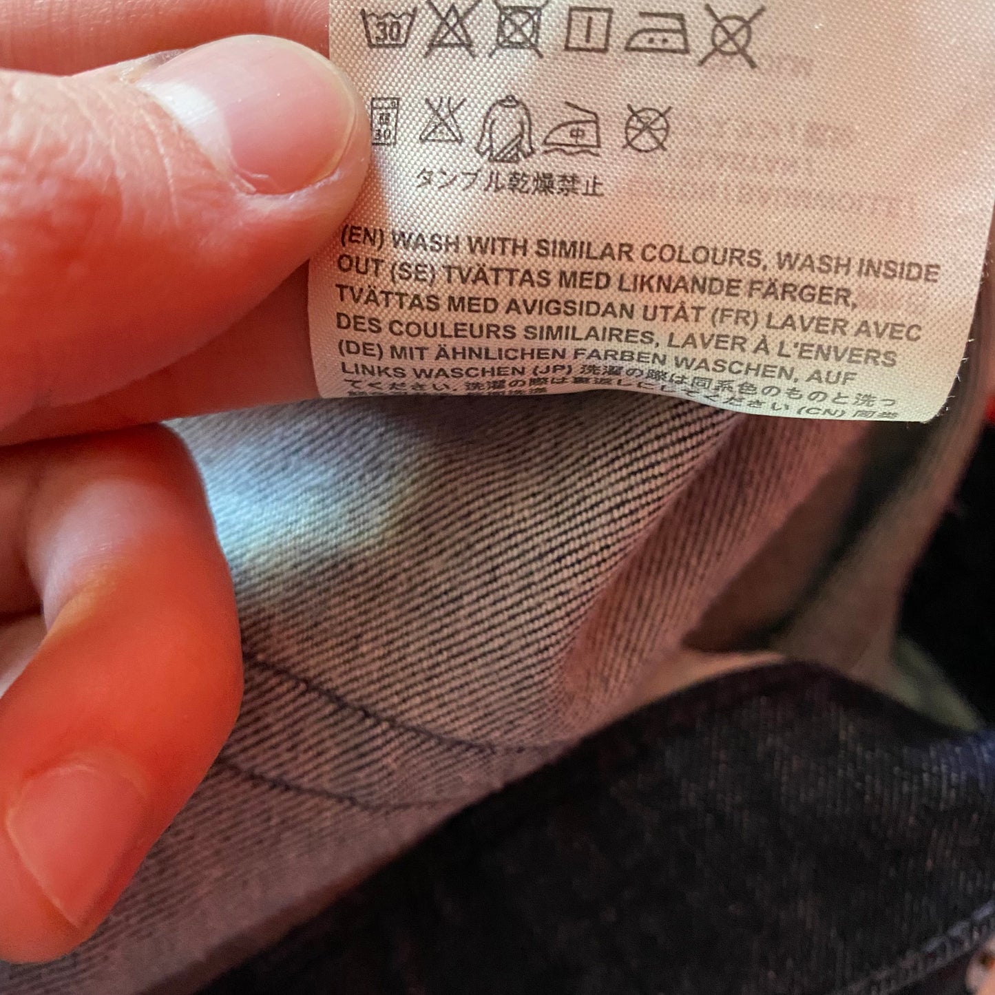 Acne Studios Ace Rossi Denim Jeans