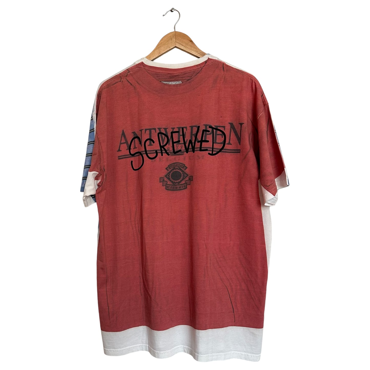 Vetements RUNWAY “I’m Virgin But This Is An Old T-Shirt” Tee AW18 TROMPE L'OEIL