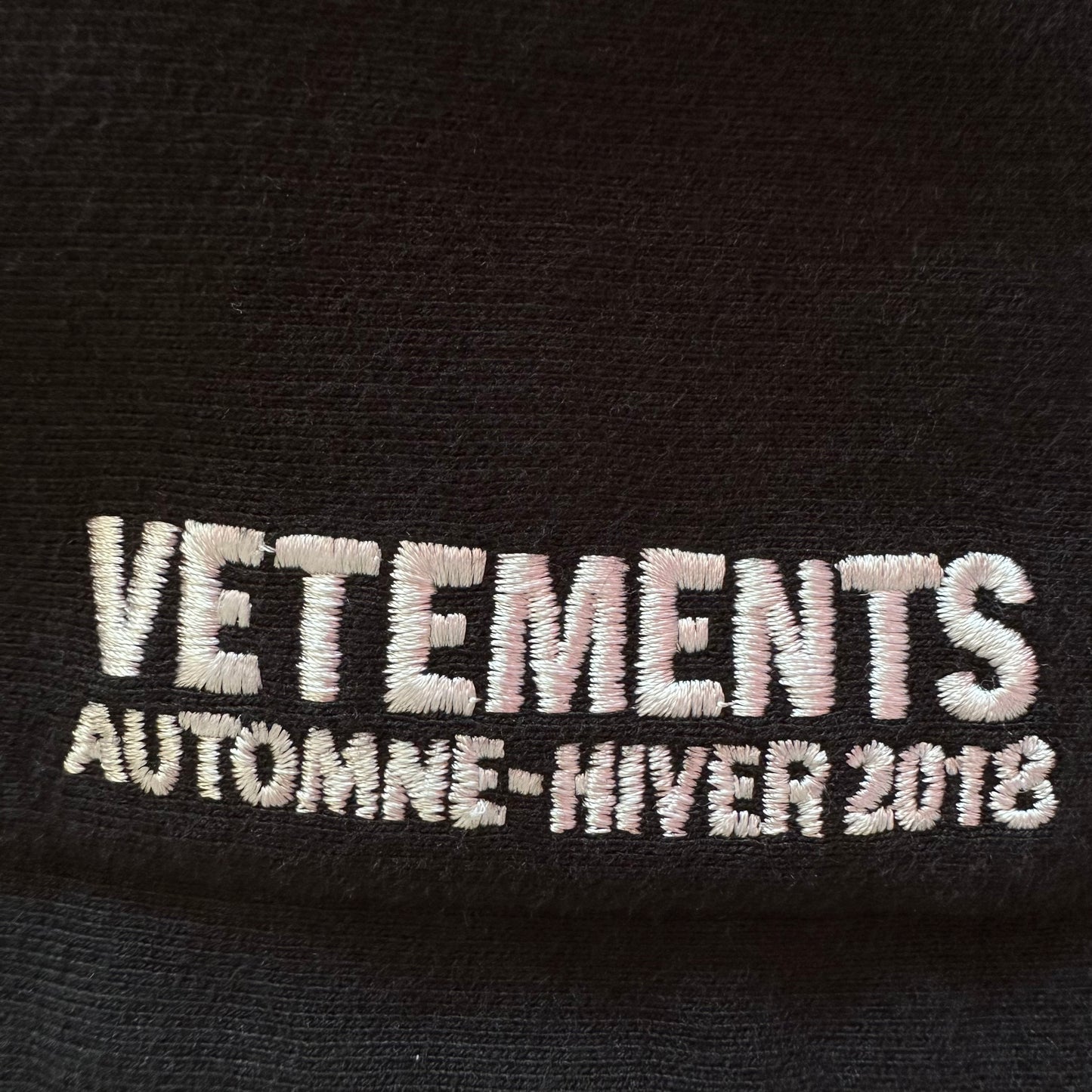 Vetements May The Bridges I Burn Light The Way Antwerpen Zip Up Hoodie AW17