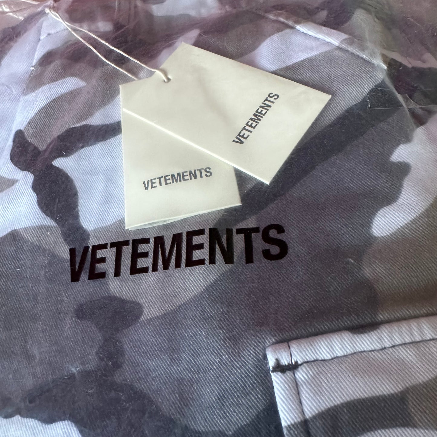 Vetements Runway Camo Hybrid Sweatpants SS18