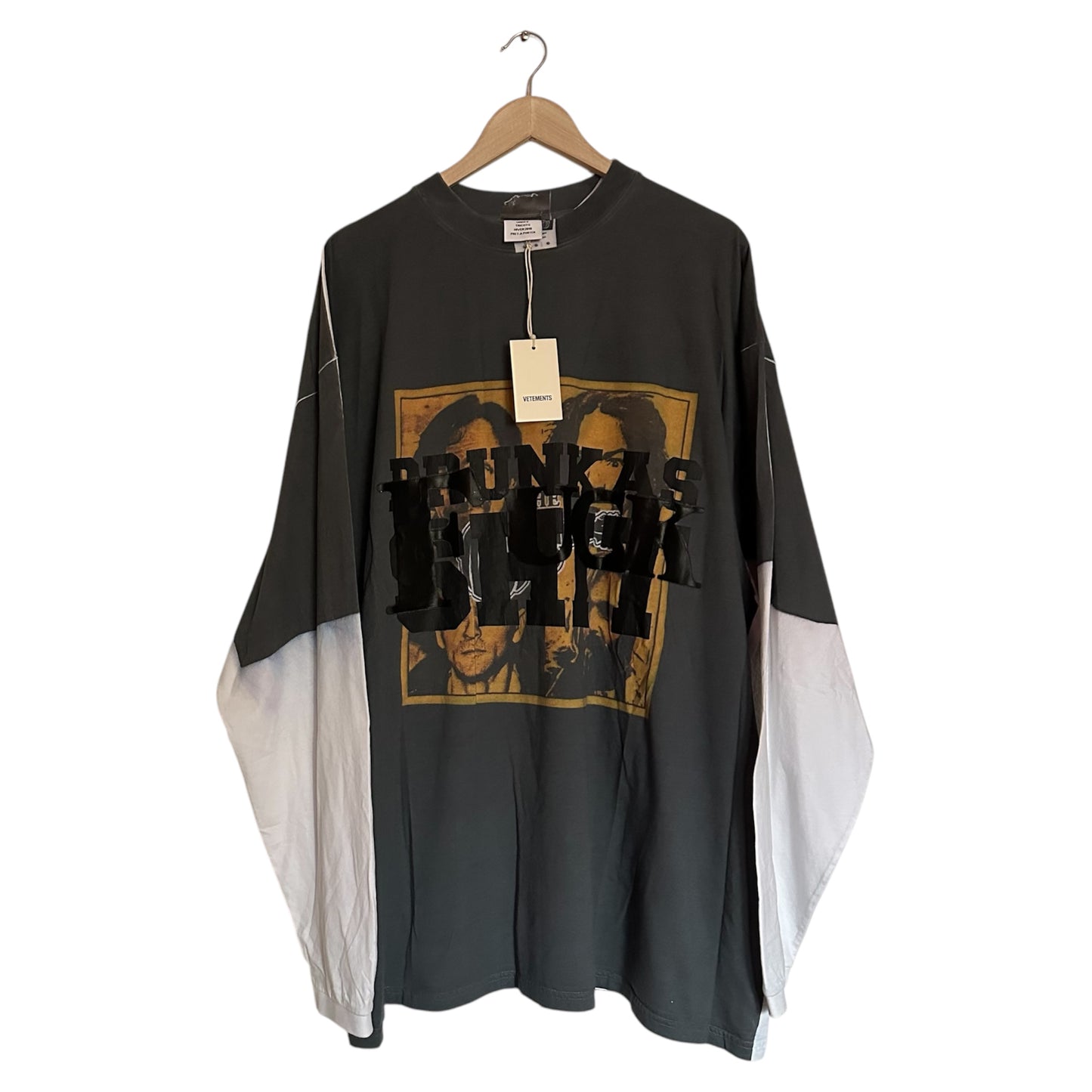Vetements Charles Manson Trompe L’oeil Longsleeve Tee AW18