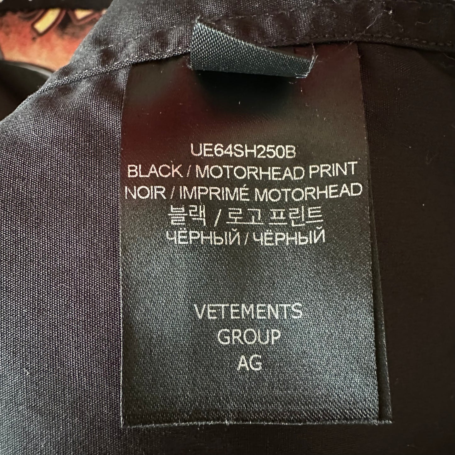 Vetements Motorhead Sleeveless Jersey Shirt