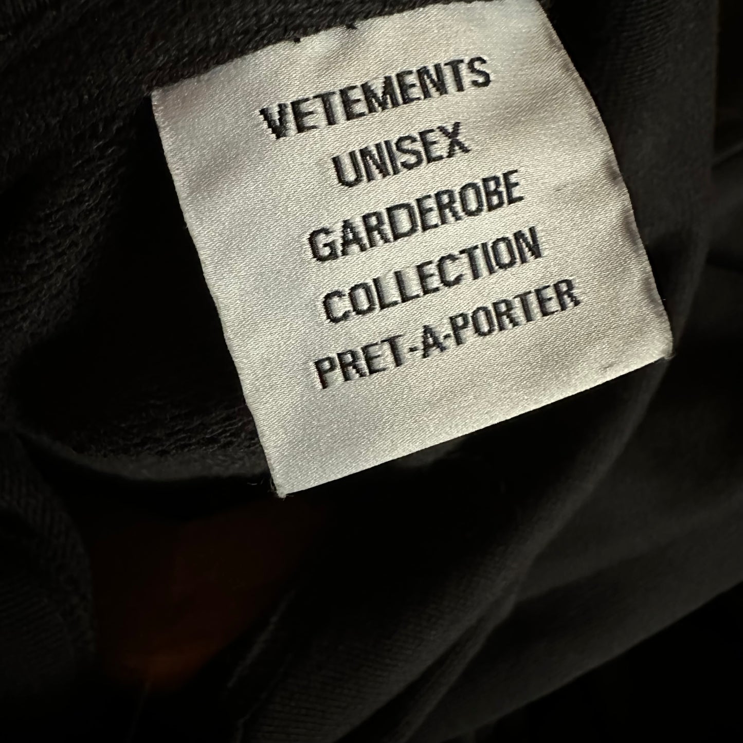 Vetements Embroidery Logo Hoodie S/S 23