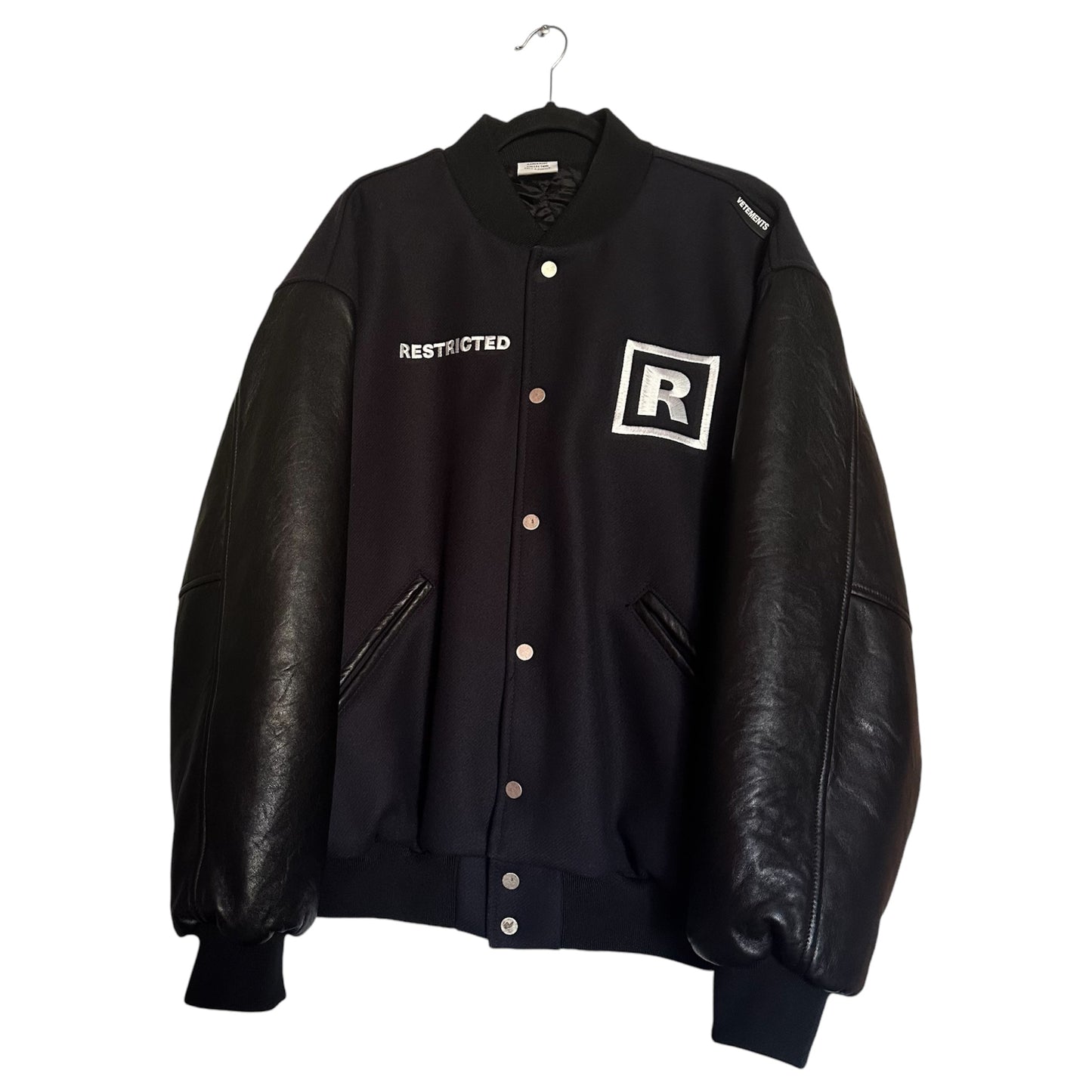 Vetements 18+ Restricted College Jacket