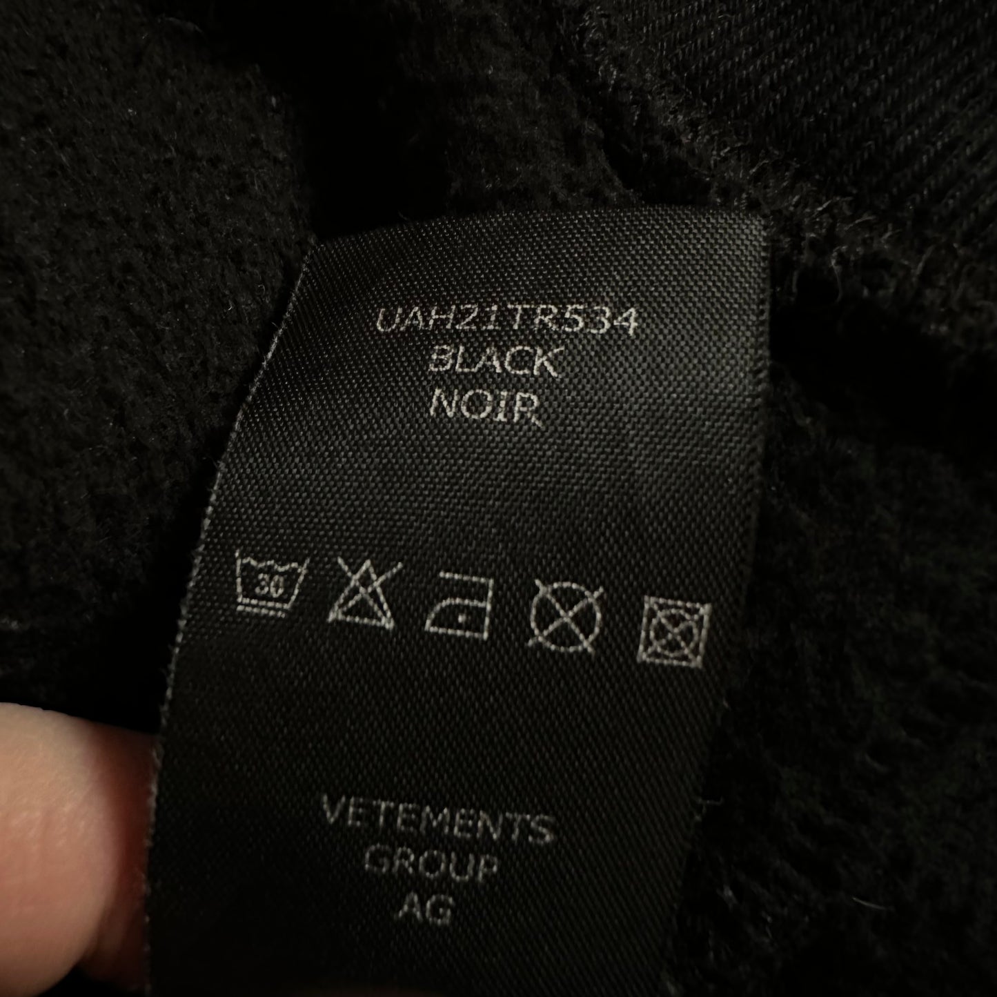 Vetements Chemical Fuck Hoodie