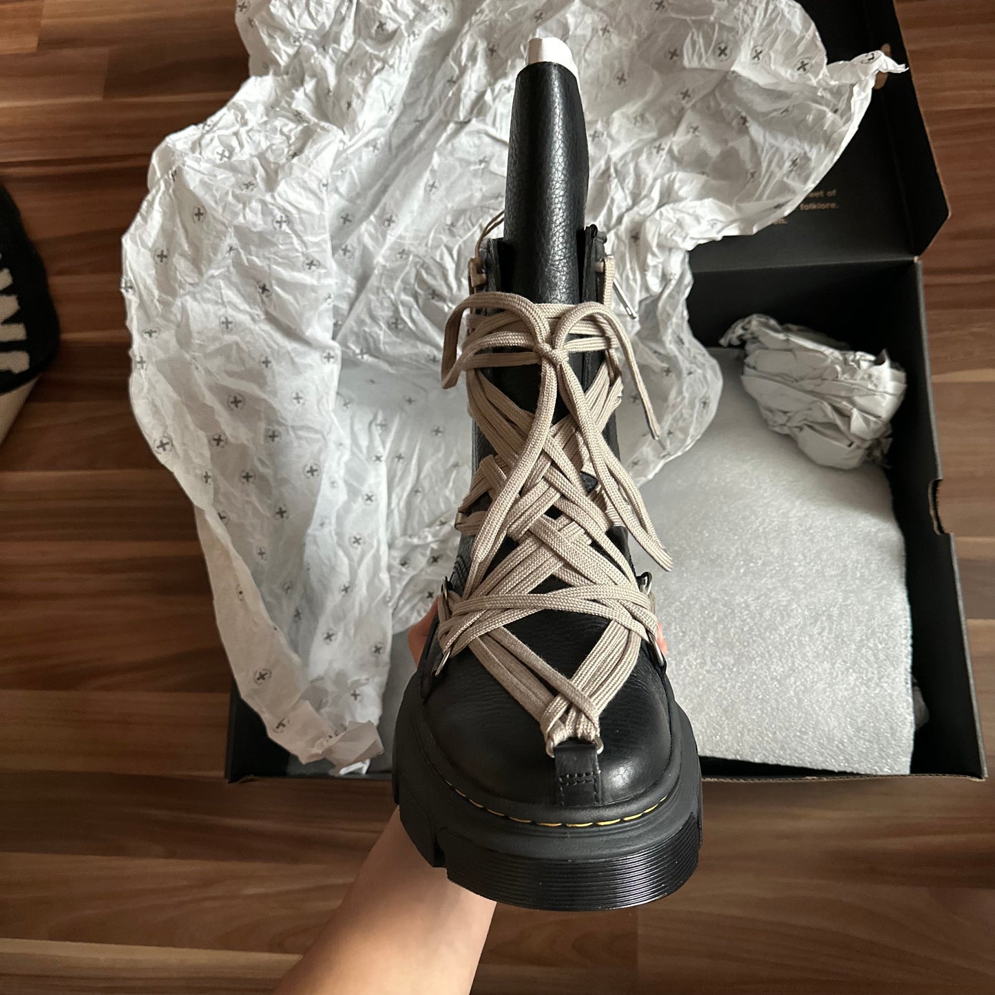 Rick Owens Dr. Martens 1460 DMXL Mega Lace Boot