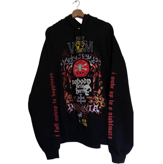 Vetements Metal Patches Hoodie