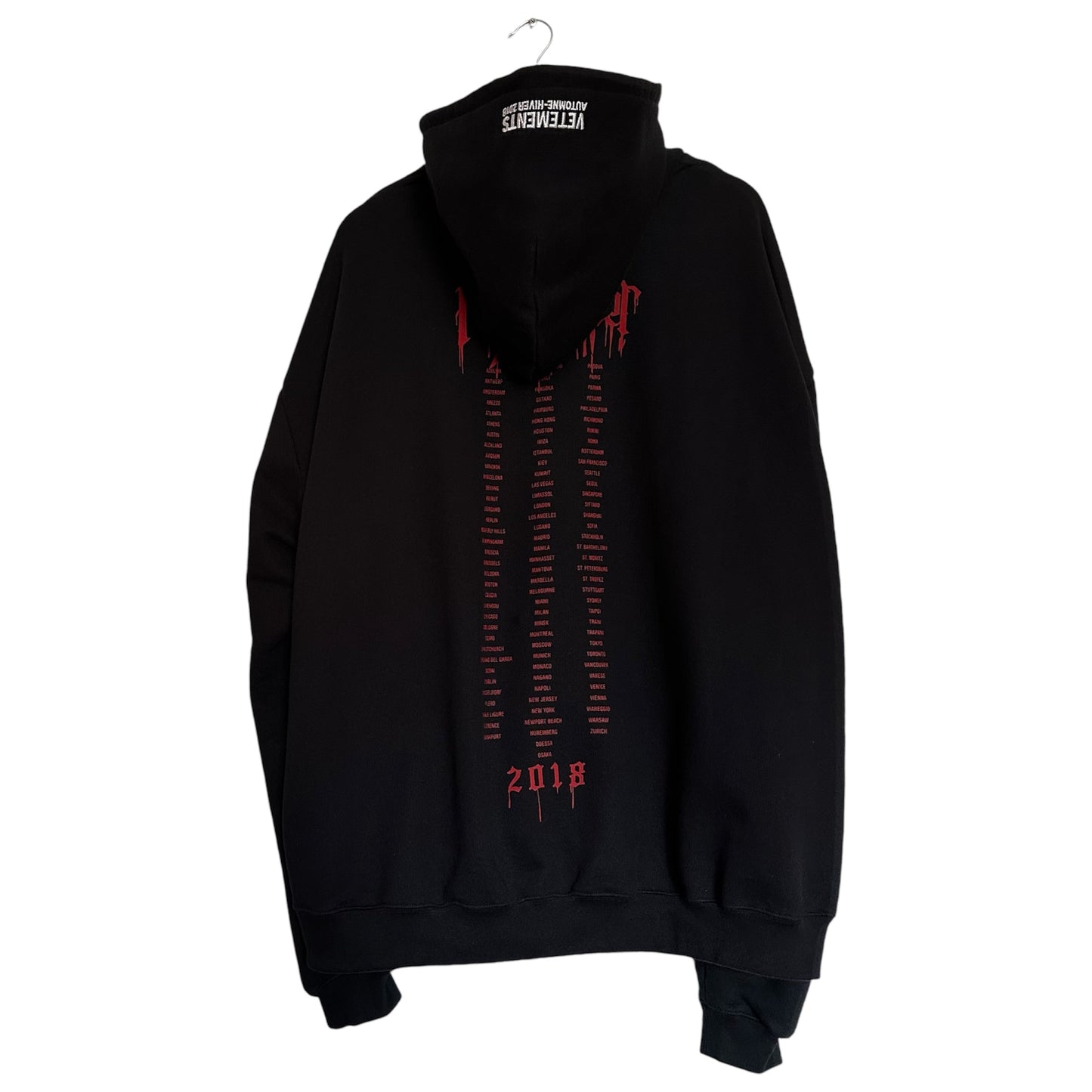 Vetements Metal Logo Hoodie F/W 18