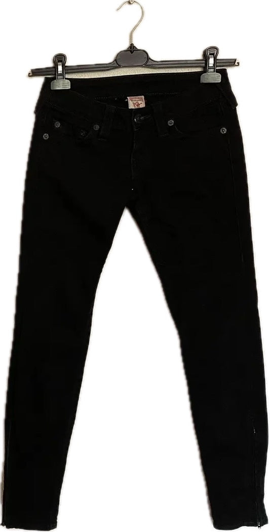 True Religion Horsehoe Black Denim Jeans