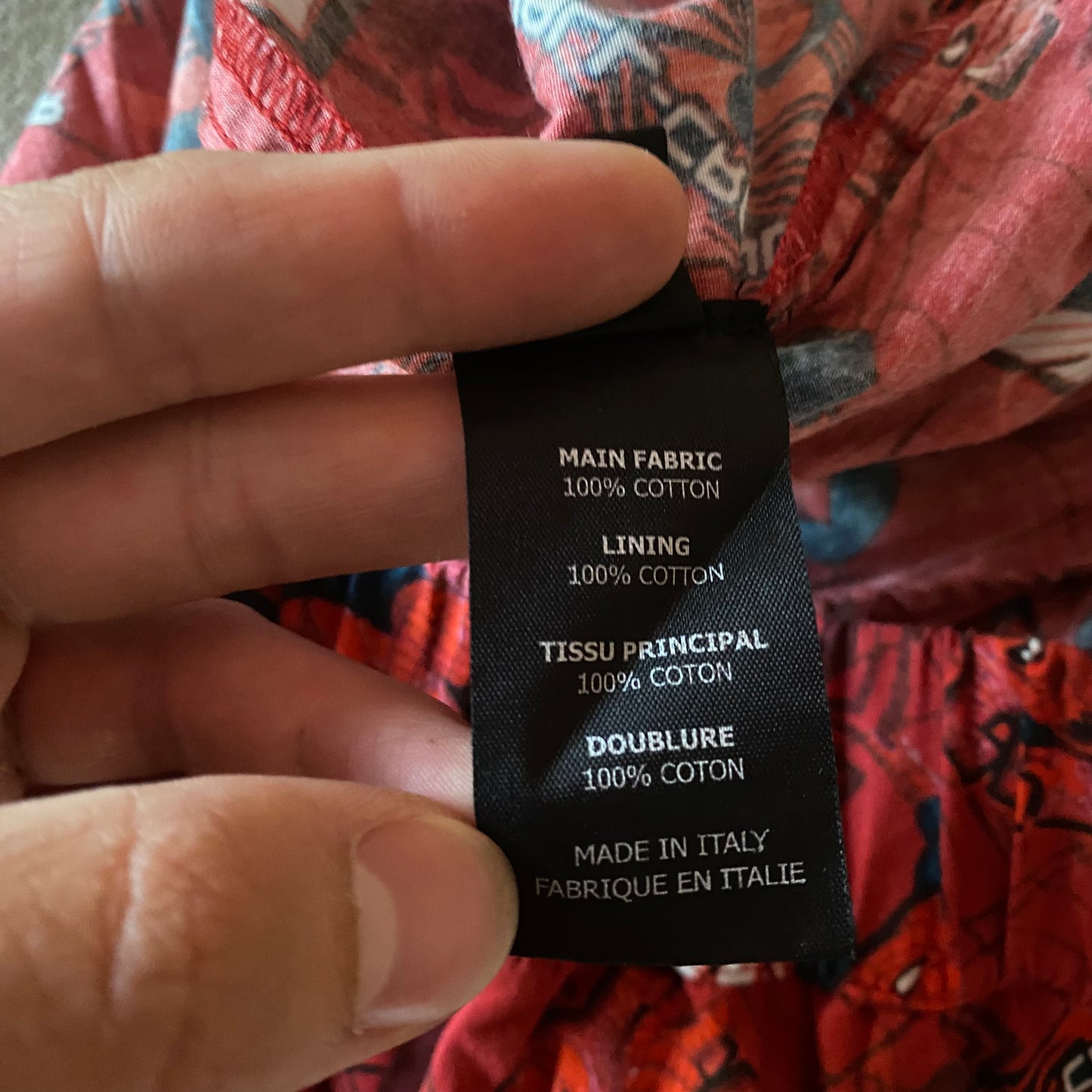 Vetements Spider Man Pants