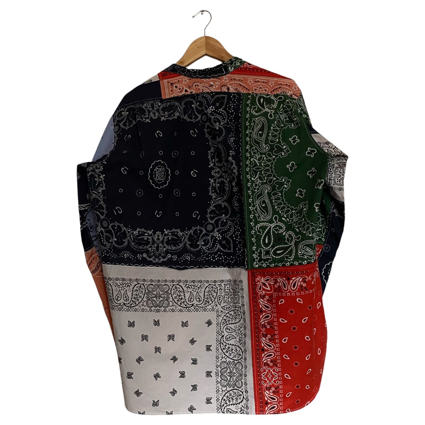 Loewe Asymmetrical Bandana Patchwork Shirt F/W 18