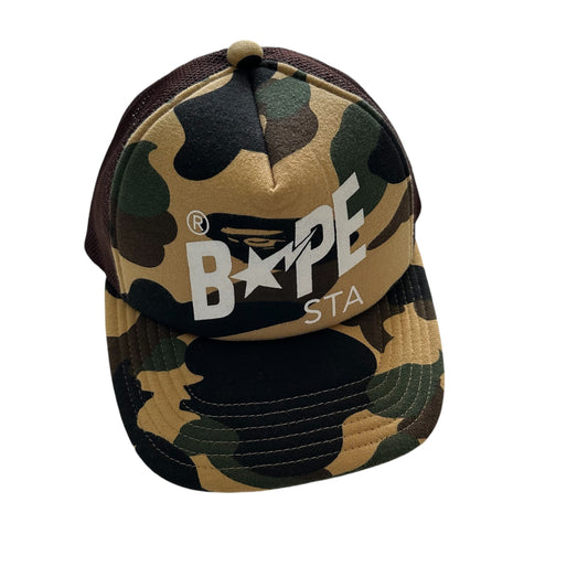 BAPE 1st Camo Bape Sta Mesh Trucker Cap