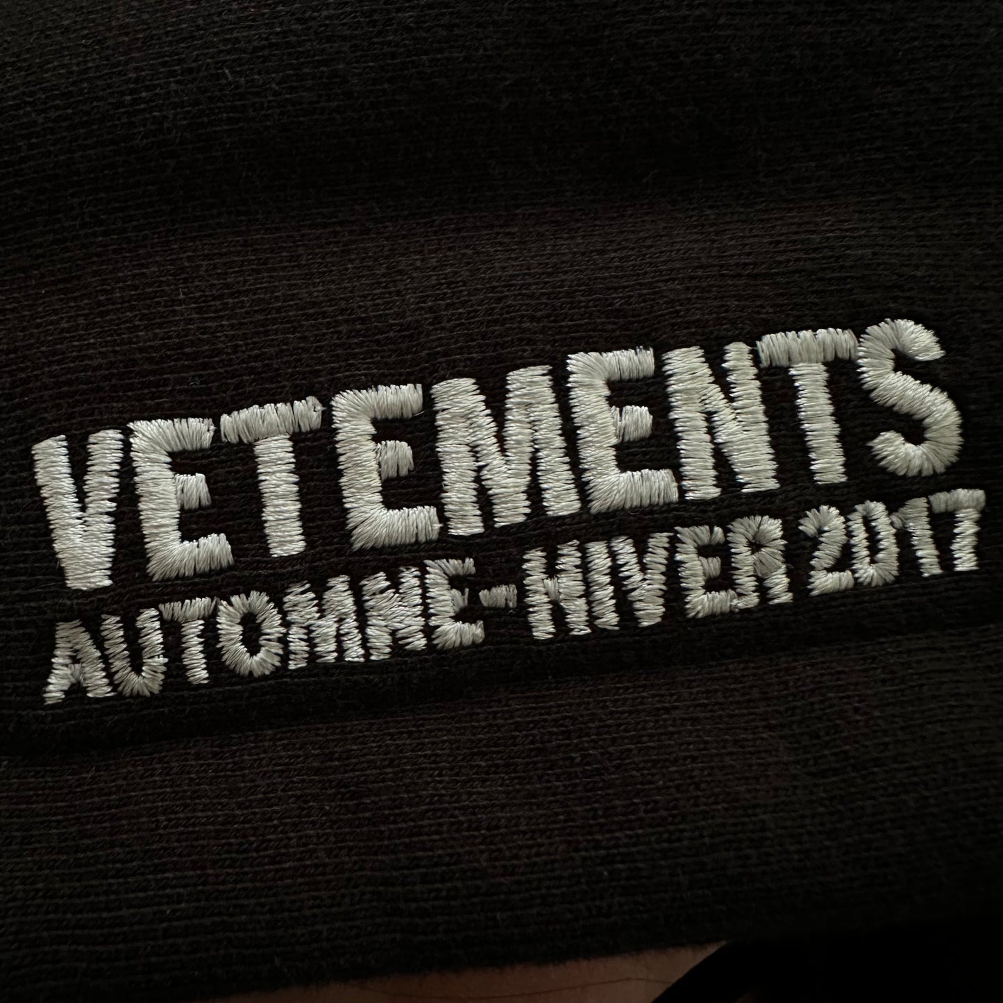 Vetements TFD Total Fucking Darkness Pour Femme Hoodie AW16