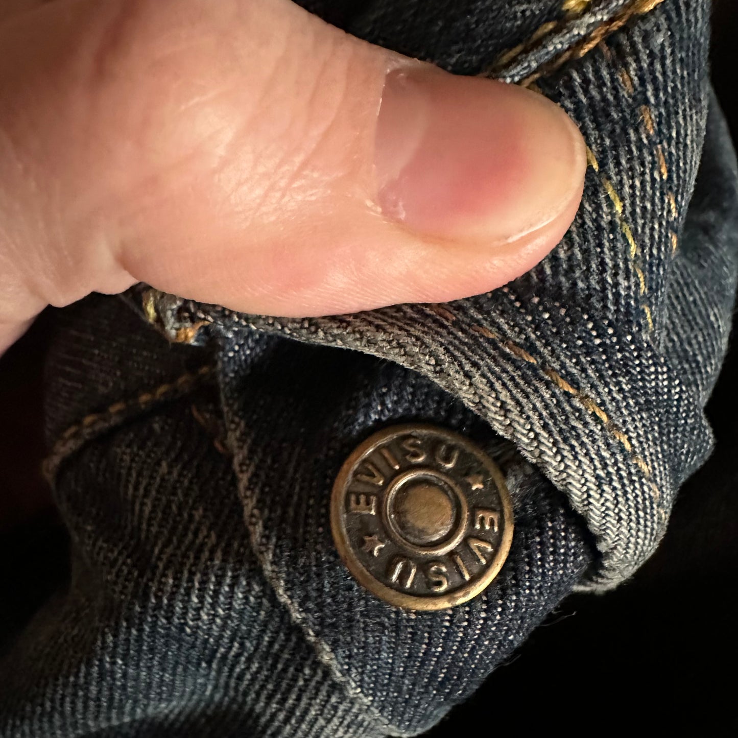 Evisu Bottom Logo Jeans