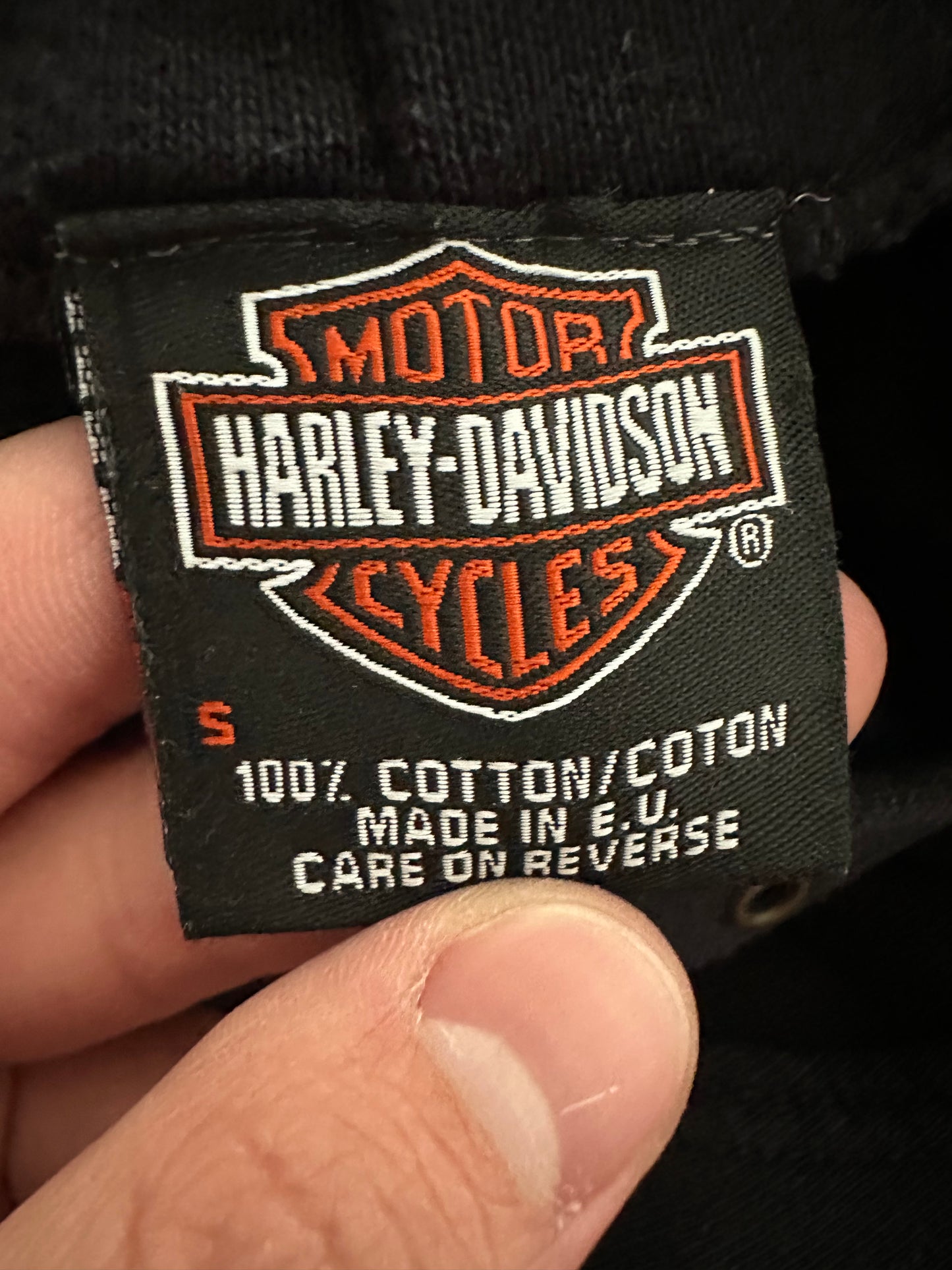 Vintage 00’ Harley Davidson Flame Logo Hoodie