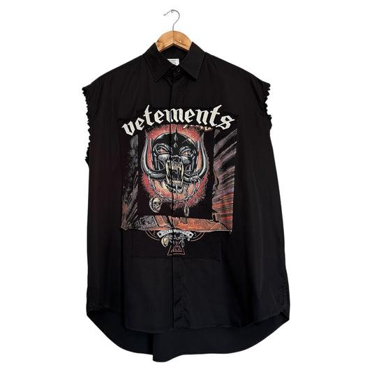 Vetements Motorhead Sleeveless Jersey Shirt