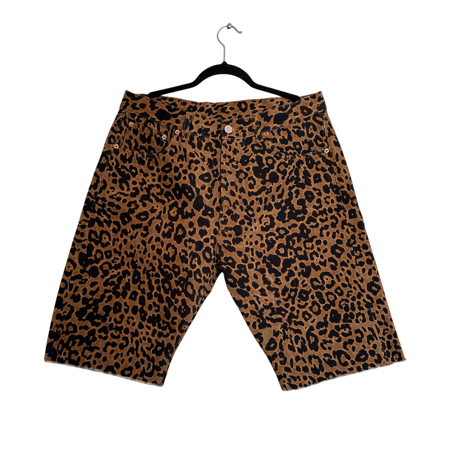 Vetements Leopard Shorts