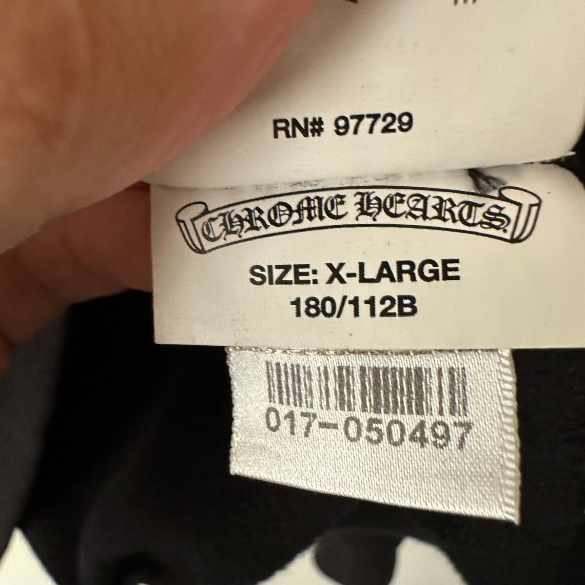 Chrome Hearts Floral Horseshoe Zip Up Hoodie