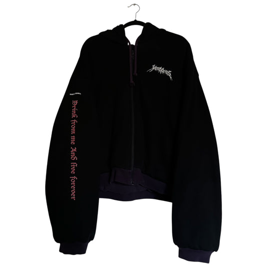 Vetements Total Fucking Darkness Eleven Inch Gun Club Reversible Hoodie AW16