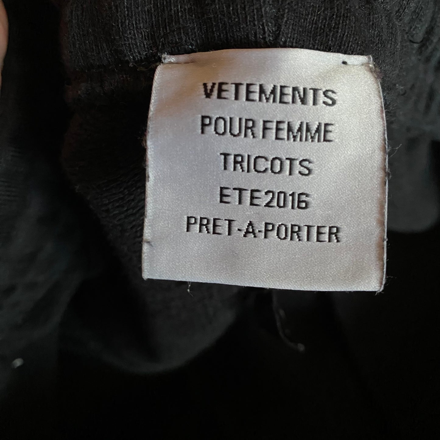 Vetements Deconstructed Sweatpants SS15