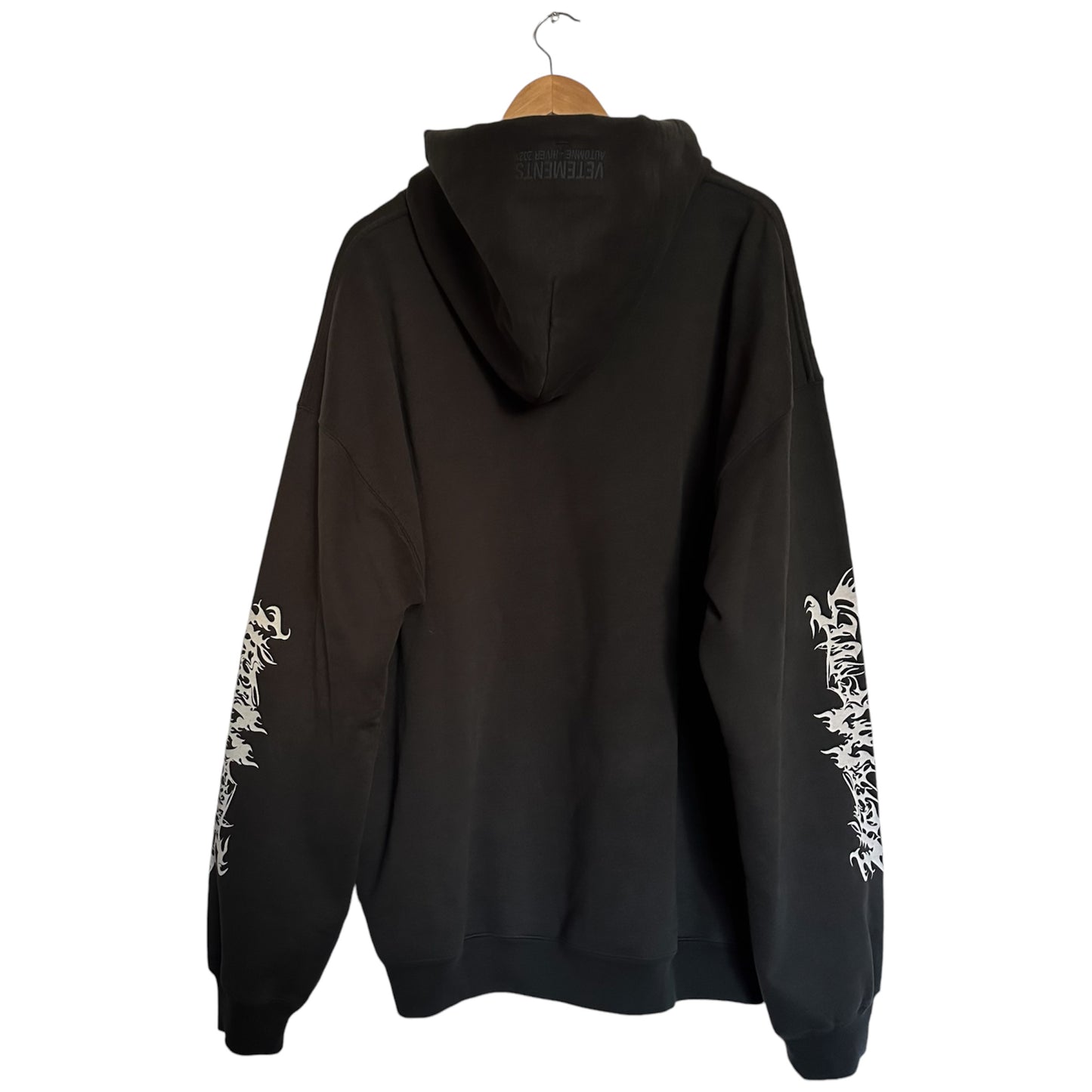 Vetements Metal Patched Hoodie F/W 21