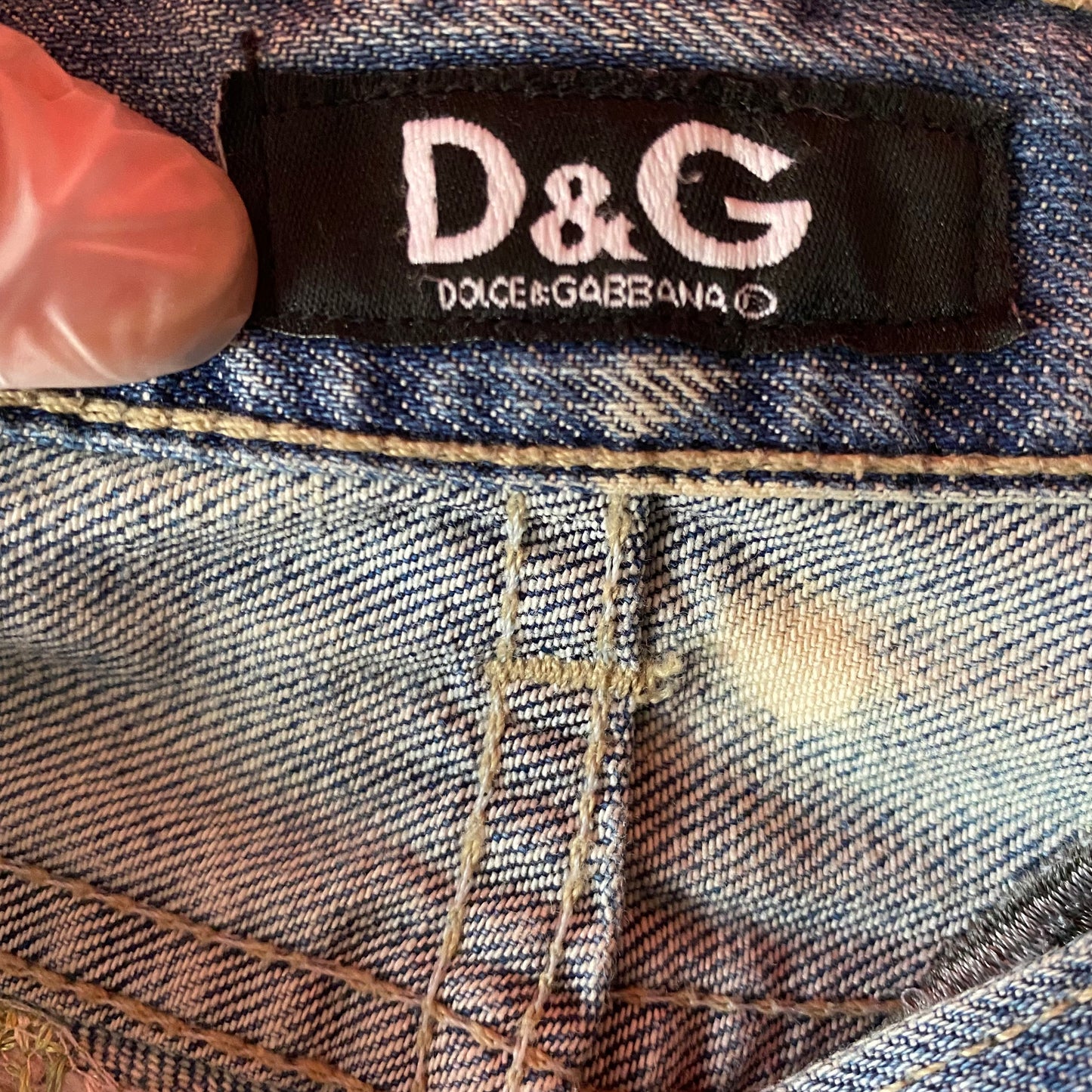 Dolce & Gabbana Flowers Denim Jeans